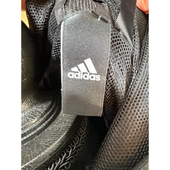 Adidas Outline Legend Ink Windbreaker Black Lightweight Hooded Jacket Size L - Picture 8 of 16